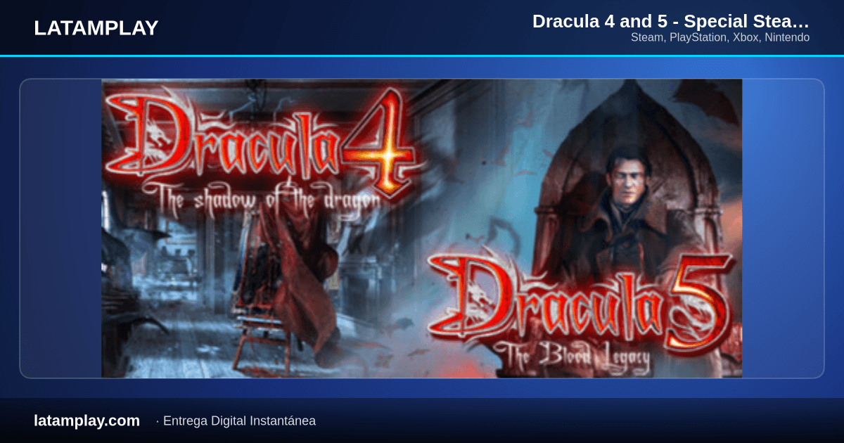 Dracula 4 and 5 - Special Steam Edition - Comprar en LATAMPLAY Colombia