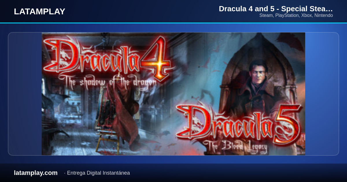 Dracula 4 and 5 - Special Steam Edition - Comprar en LATAMPLAY Colombia