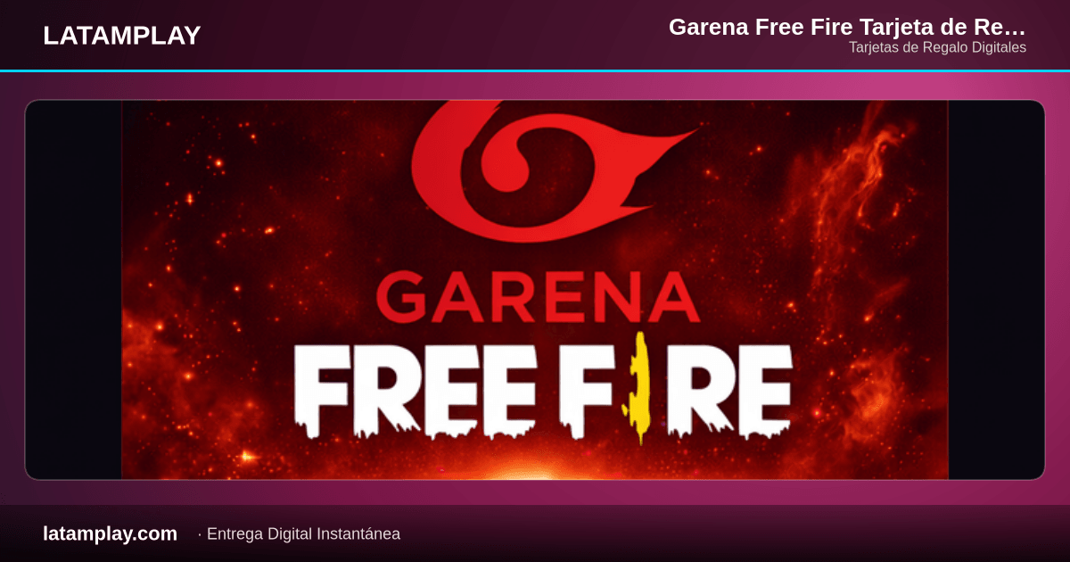 Garena Free Fire Tarjeta de Regalo 520 Diamantes Digital | Latam - Comprar en LATAMPLAY Colombia