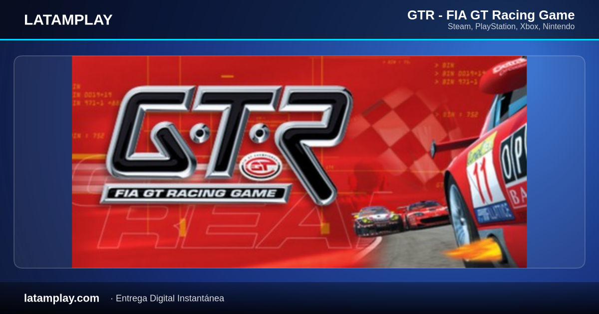 GTR - FIA GT Racing Game - Código Digital PC Steam