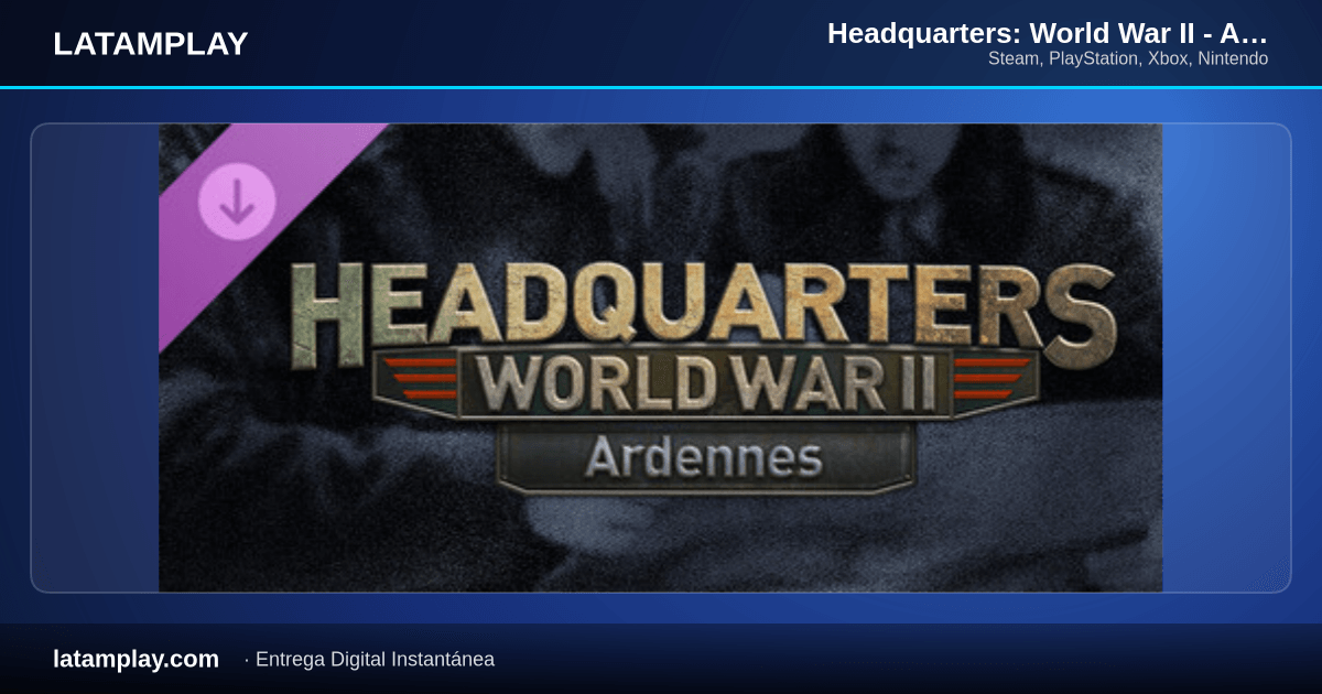 Headquarters: World War II - Ardennes - Comprar en LATAMPLAY Colombia