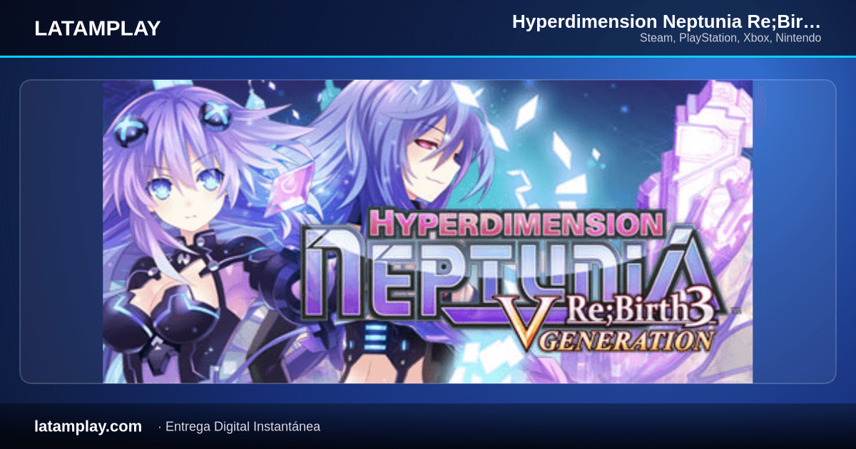 Hyperdimension Neptunia Re;Birth3 - Comprar en LATAMPLAY Colombia