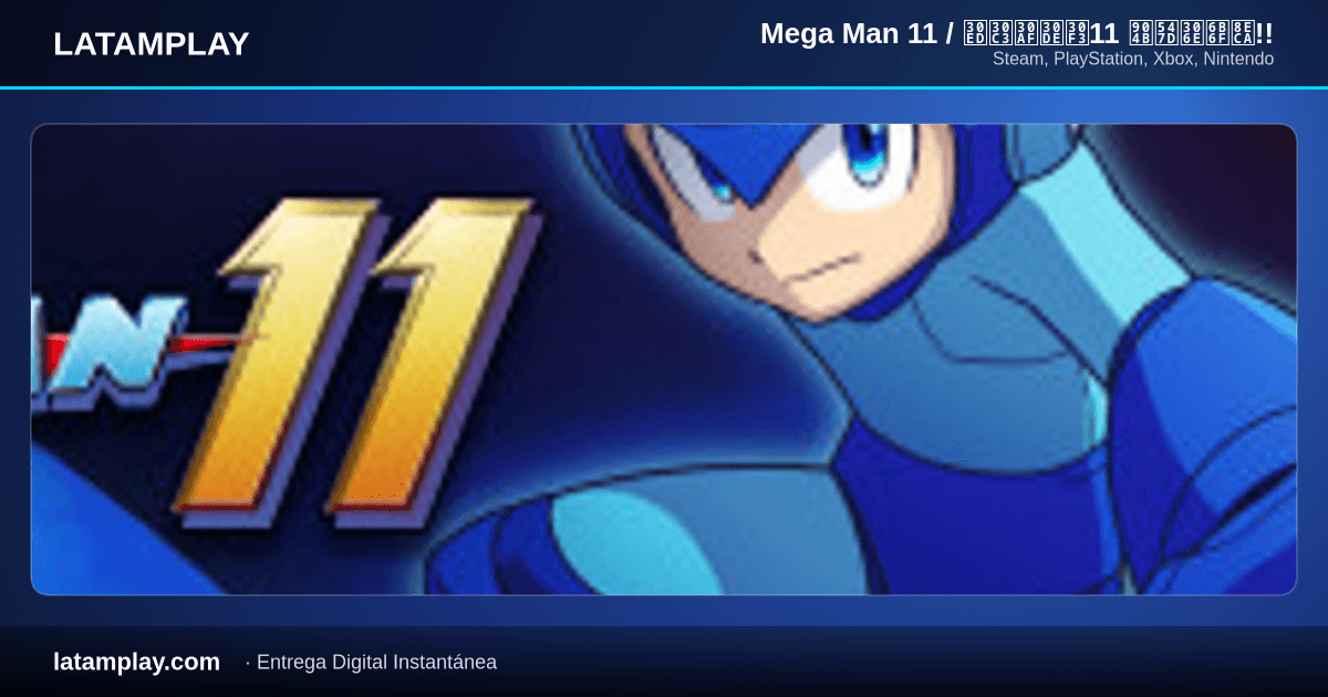Mega Man 11 / ロックマン11 運命の歯車!! - Comprar en LATAMPLAY Colombia