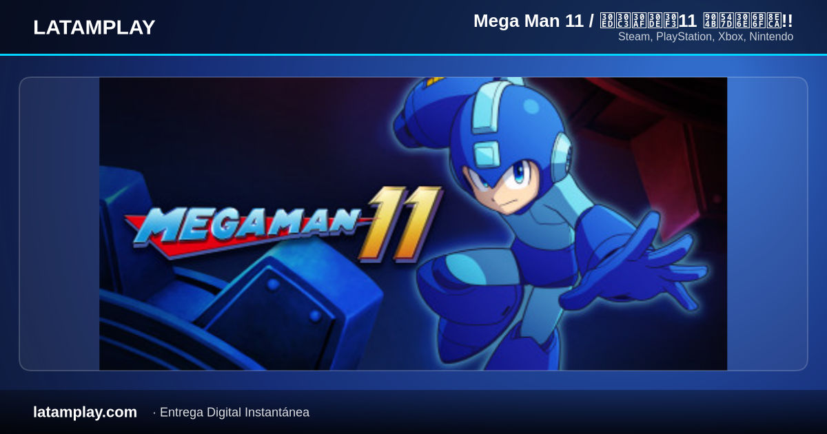 Mega Man 11 / ロックマン11 運命の歯車!! - Comprar en LATAMPLAY Colombia