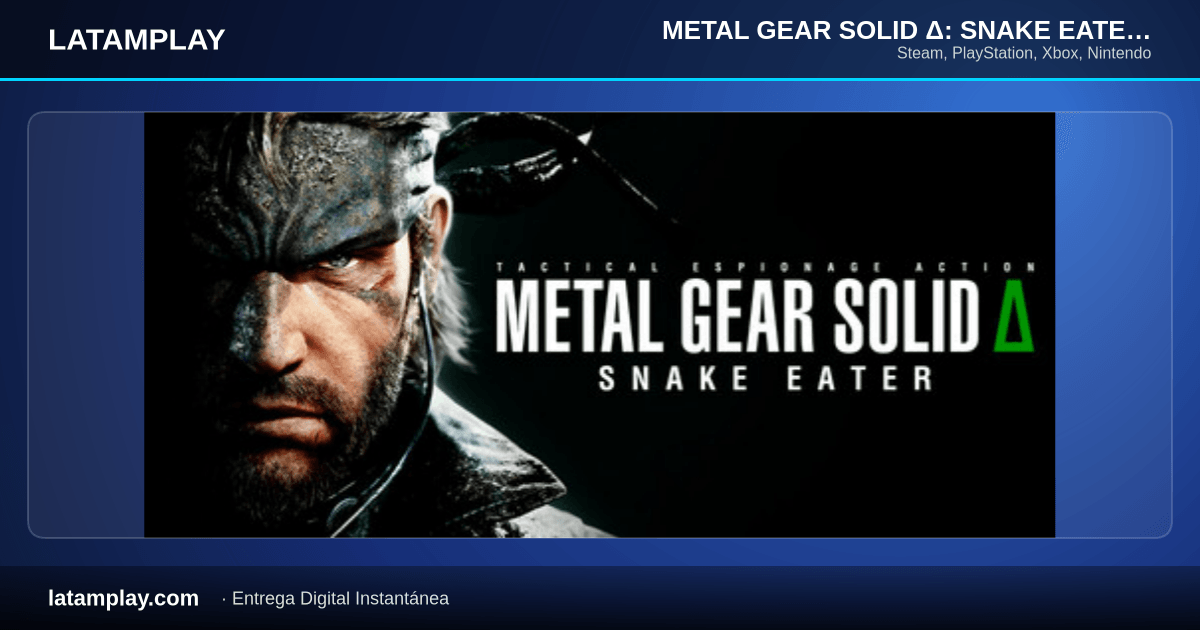METAL GEAR SOLID Δ: SNAKE EATER Digital Deluxe Edition - Comprar en LATAMPLAY Colombia