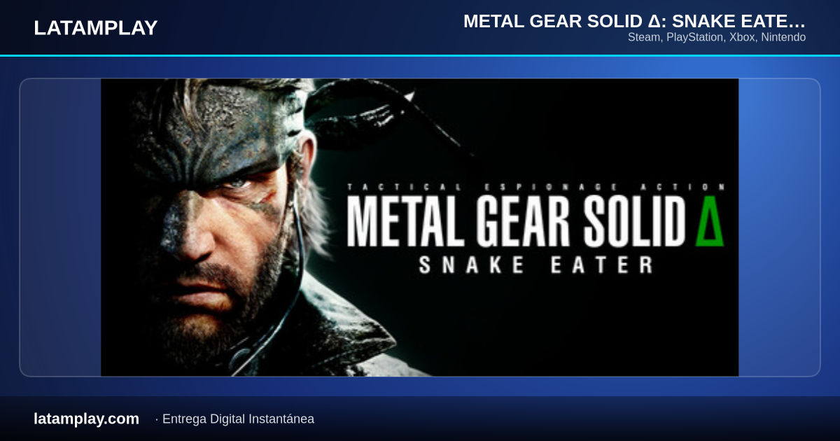METAL GEAR SOLID Δ: SNAKE EATER Digital Deluxe Edition - Comprar en LATAMPLAY Colombia