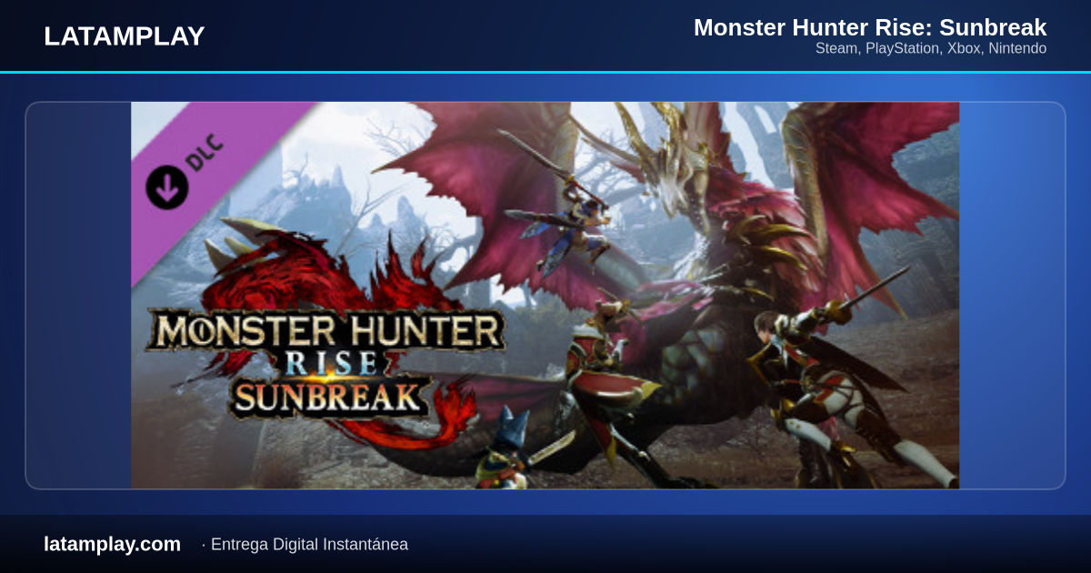 Monster Hunter Rise: Sunbreak - Comprar en LATAMPLAY Colombia