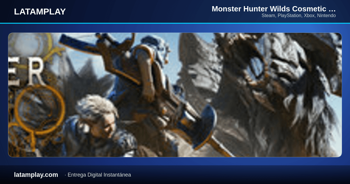 Monster Hunter Wilds Cosmetic DLC Pass - Comprar en LATAMPLAY Colombia