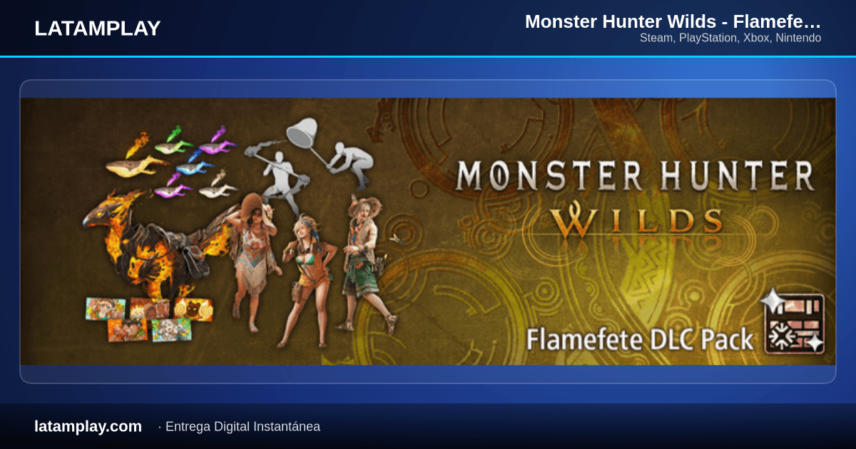 Monster Hunter Wilds - Flamefete DLC Pack - Comprar en LATAMPLAY Colombia