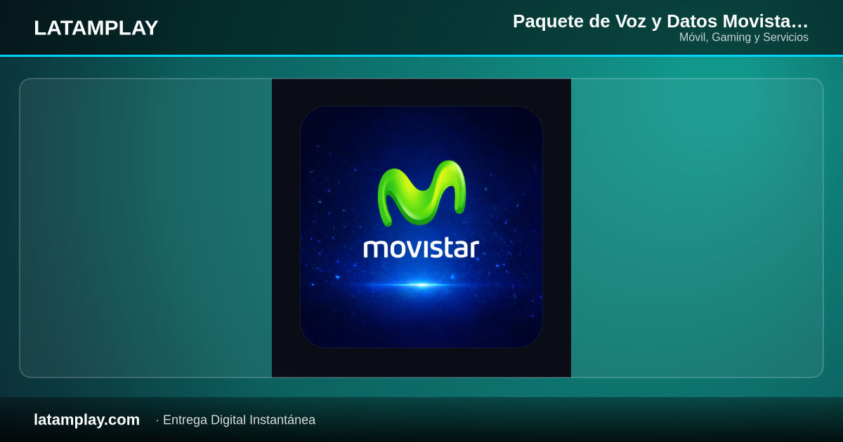 Paquete de Voz y Datos Movistar Prepago 600 MB + Min Ilimitados + Redes Sociales | 3 Días | Colombia - Comprar en LATAMPLAY Colombia