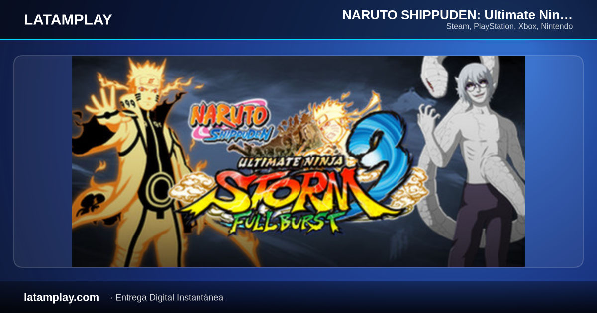 NARUTO SHIPPUDEN: Ultimate Ninja STORM Trilogy - Comprar en LATAMPLAY Colombia