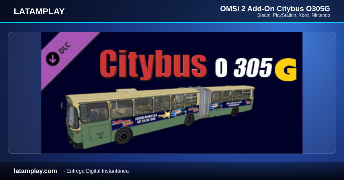 OMSI 2 Add-On Citybus O305G - Comprar en LATAMPLAY Colombia