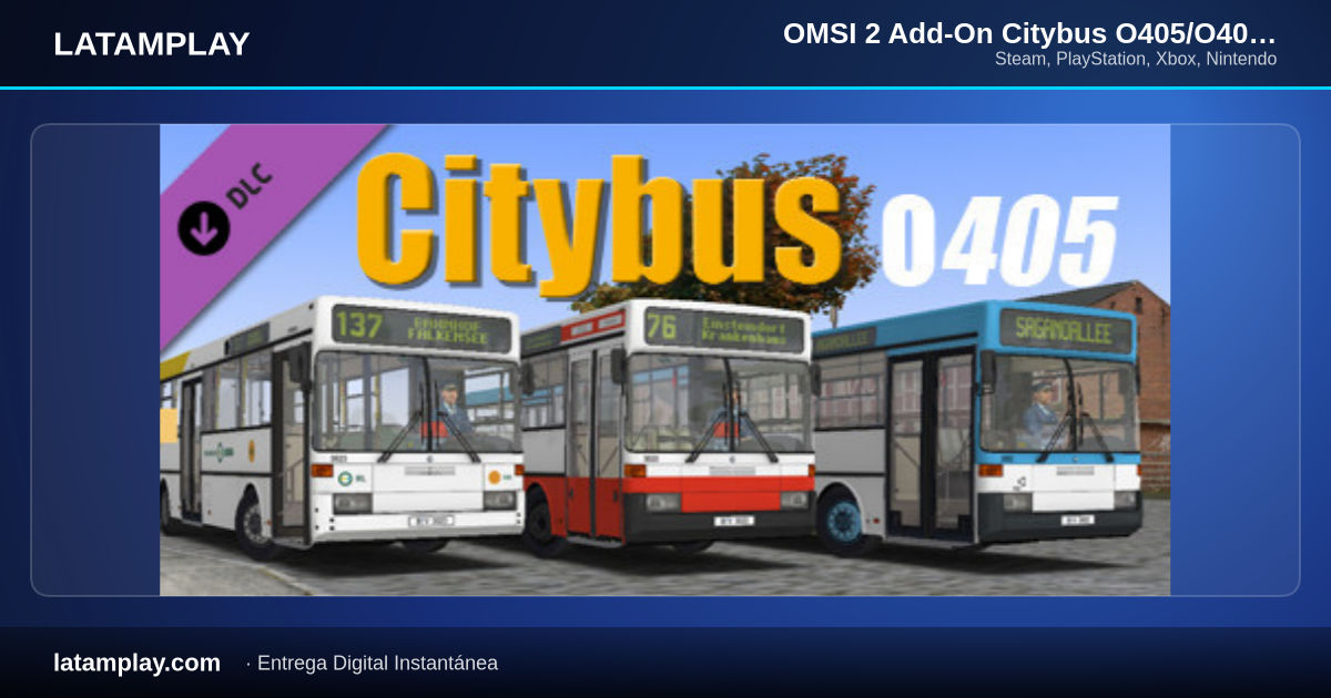 OMSI 2 Add-On Citybus O405/O405G - Comprar en LATAMPLAY Colombia
