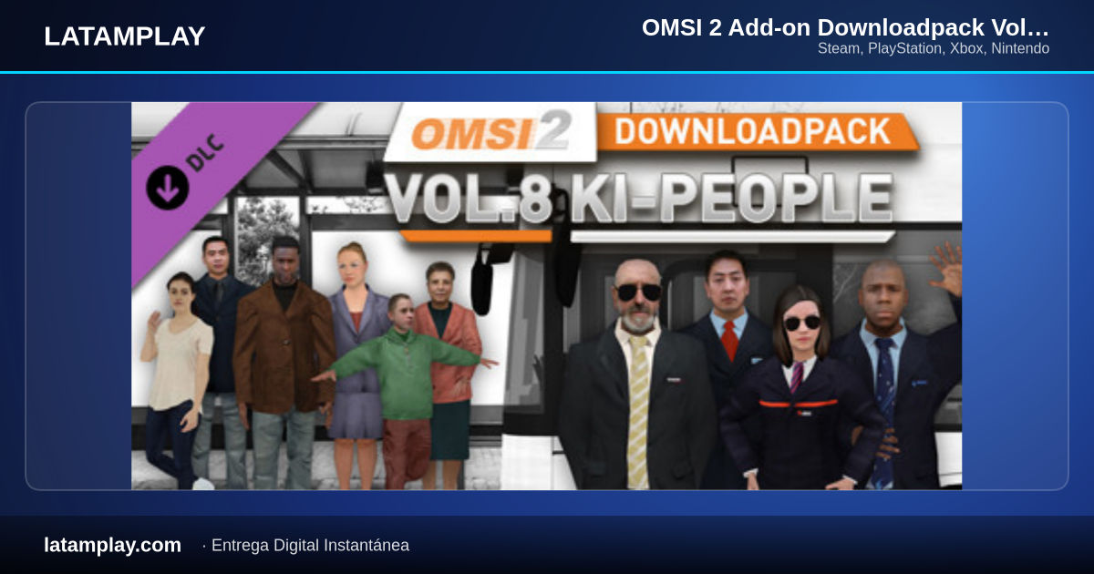 OMSI 2 Add-on Downloadpack Vol. 8 - AI People - Comprar en LATAMPLAY Colombia