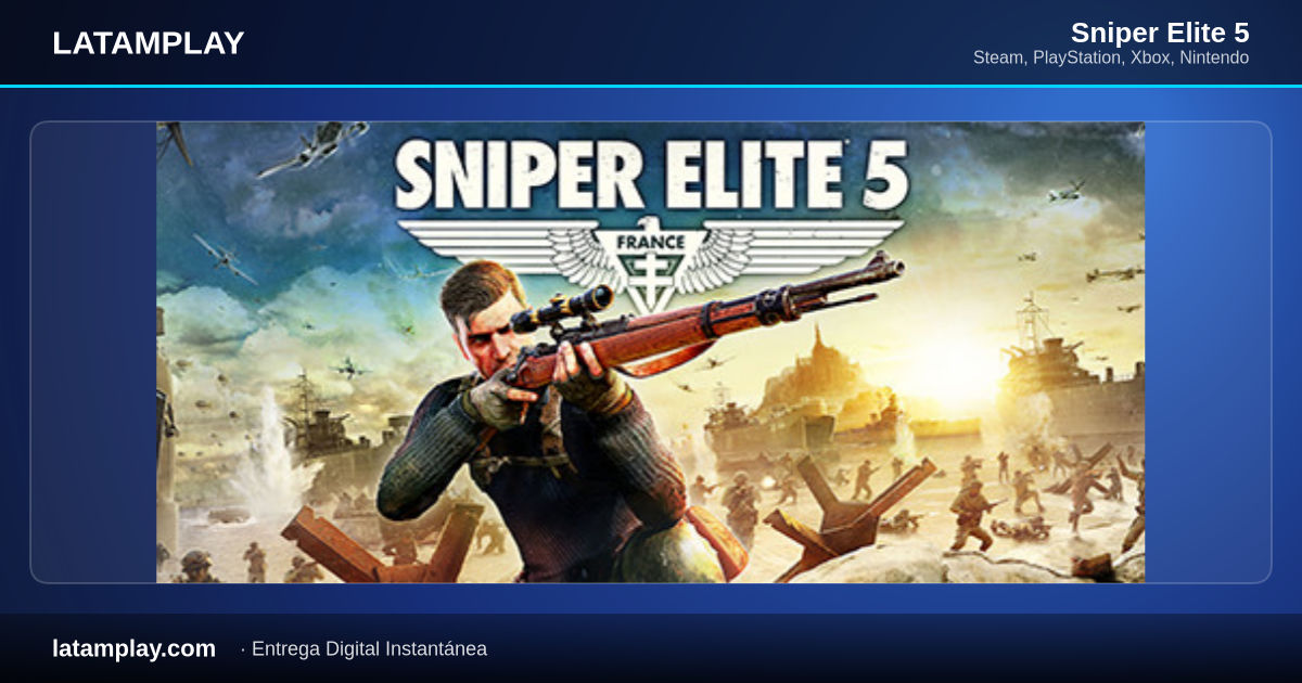 Sniper Elite 5 - Comprar en LATAMPLAY Colombia