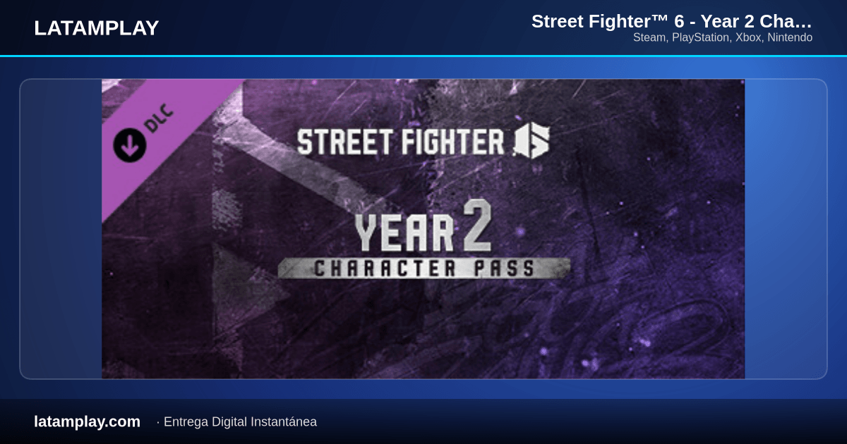 Street Fighter™ 6 - Year 2 Character Pass - Comprar en LATAMPLAY Colombia