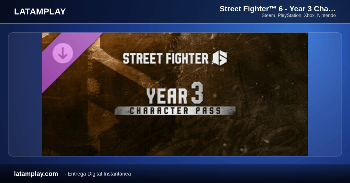 Street Fighter™ 6 - Year 3 Character Pass - Comprar en LATAMPLAY Colombia