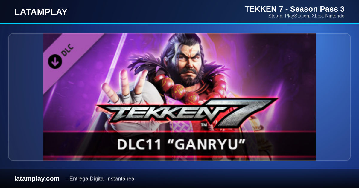TEKKEN 7 - Season Pass 3 - Comprar en LATAMPLAY Colombia