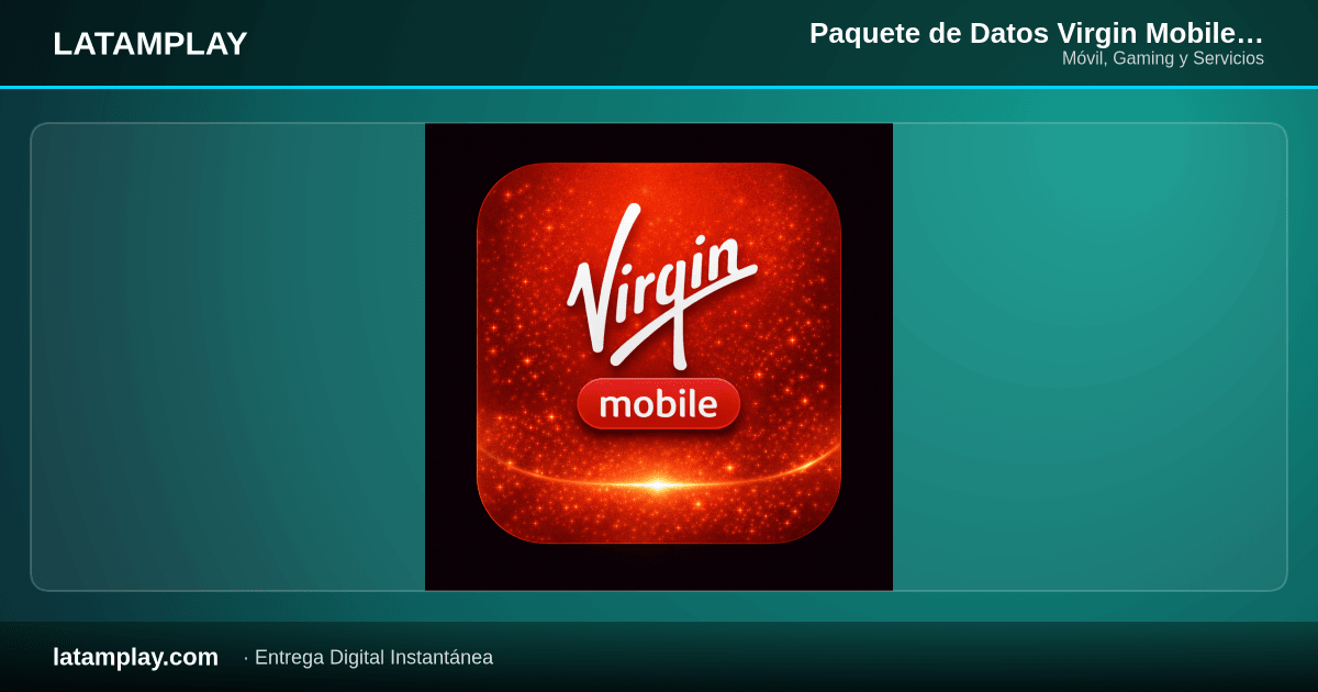 Paquete de Datos Virgin Mobile Prepago 200 Min | 7 Días | Colombia - Comprar en LATAMPLAY Colombia