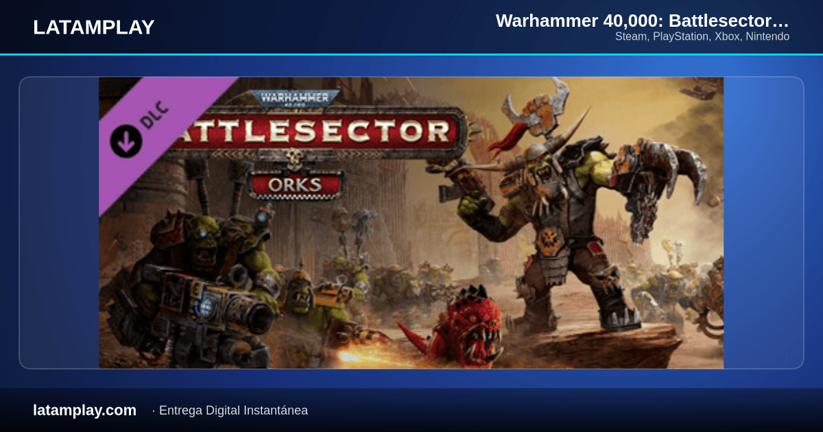 Warhammer 40,000: Battlesector - Orks - Comprar en LATAMPLAY Colombia