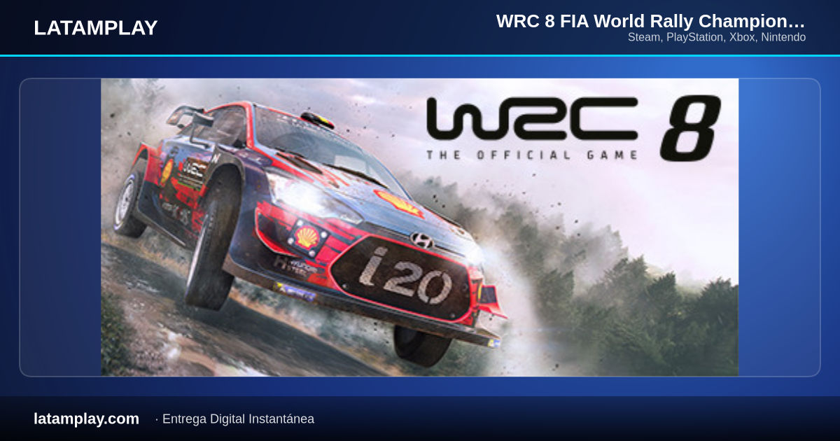 WRC 8 FIA World Rally Championship Deluxe Edition - Comprar en LATAMPLAY Colombia