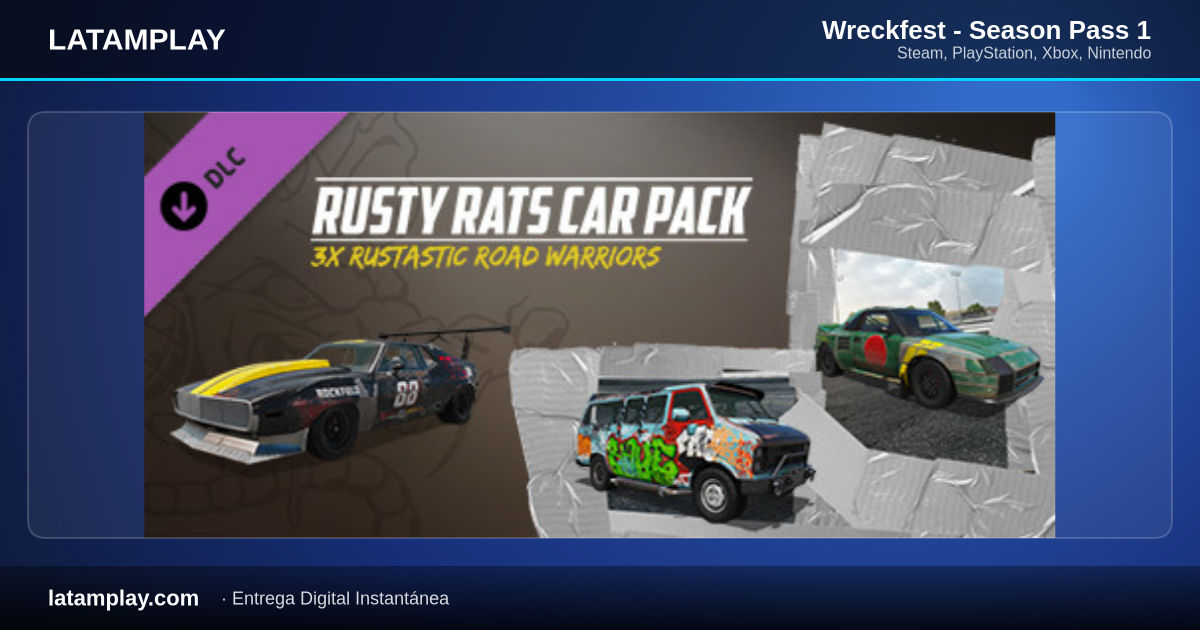 Wreckfest - Season Pass 1 - Comprar en LATAMPLAY Colombia
