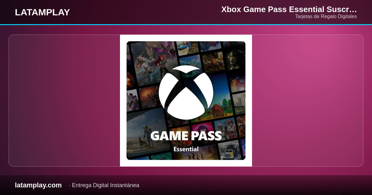 Xbox Game Pass Essential Suscripción 6 Meses Digital | Latam - Comprar en LATAMPLAY Colombia