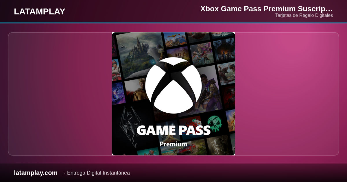 Xbox Game Pass Premium Suscripción 1 Mes Digital | Latam - Comprar en LATAMPLAY Colombia