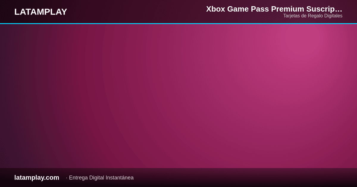 Xbox Game Pass Premium Suscripción 3 Meses Digital | Latam - Comprar en LATAMPLAY Colombia