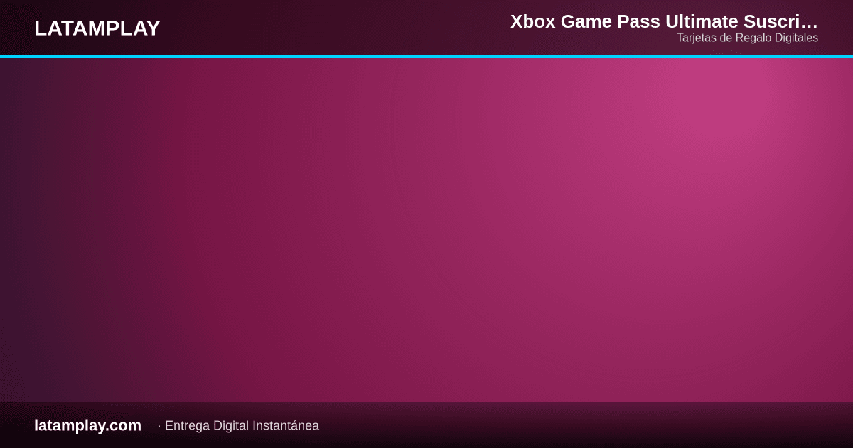Xbox Game Pass Ultimate Suscripción 1 Mes Digital | Latam - Comprar en LATAMPLAY Colombia