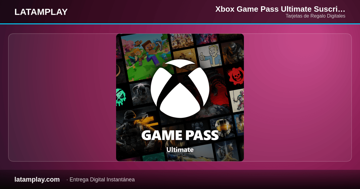 Xbox Game Pass Ultimate Suscripción 3 Meses Digital | Latam - Comprar en LATAMPLAY Colombia